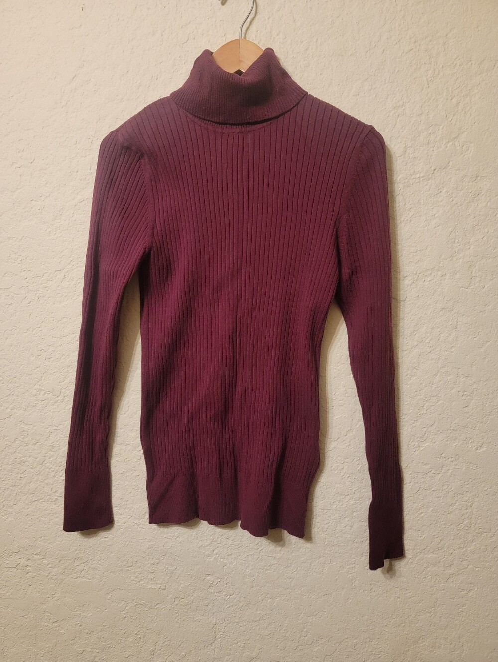 Old Navy Women's Ribbed Turtleneck Knit Sweater Sz L